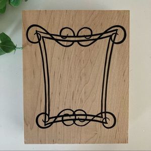 ANM “Post Modern Frame” Lg Single Rubber Stamp